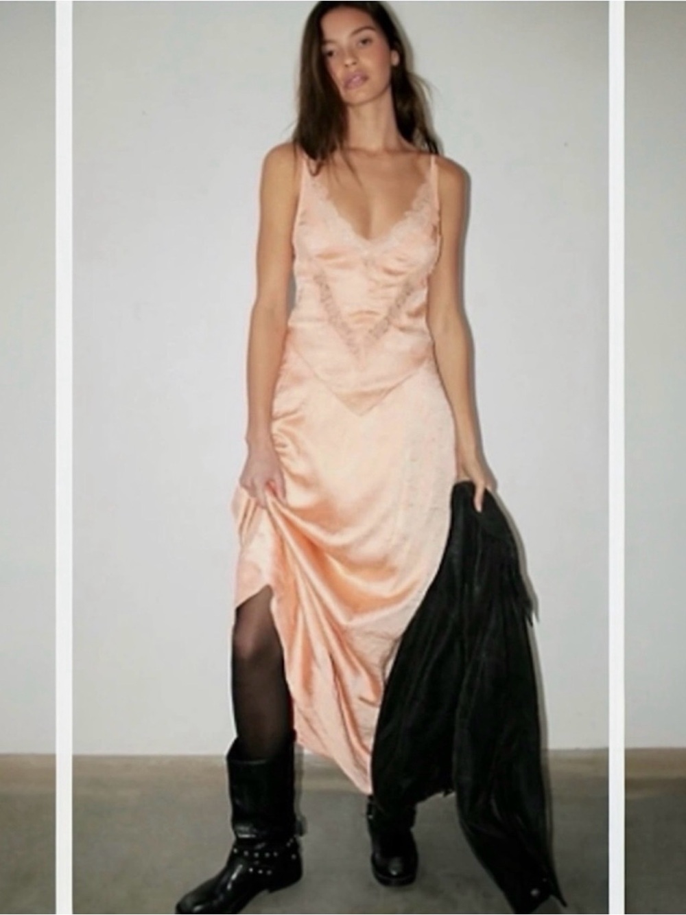 Free People Maybe Forever Maxi Slip Dress Size 0